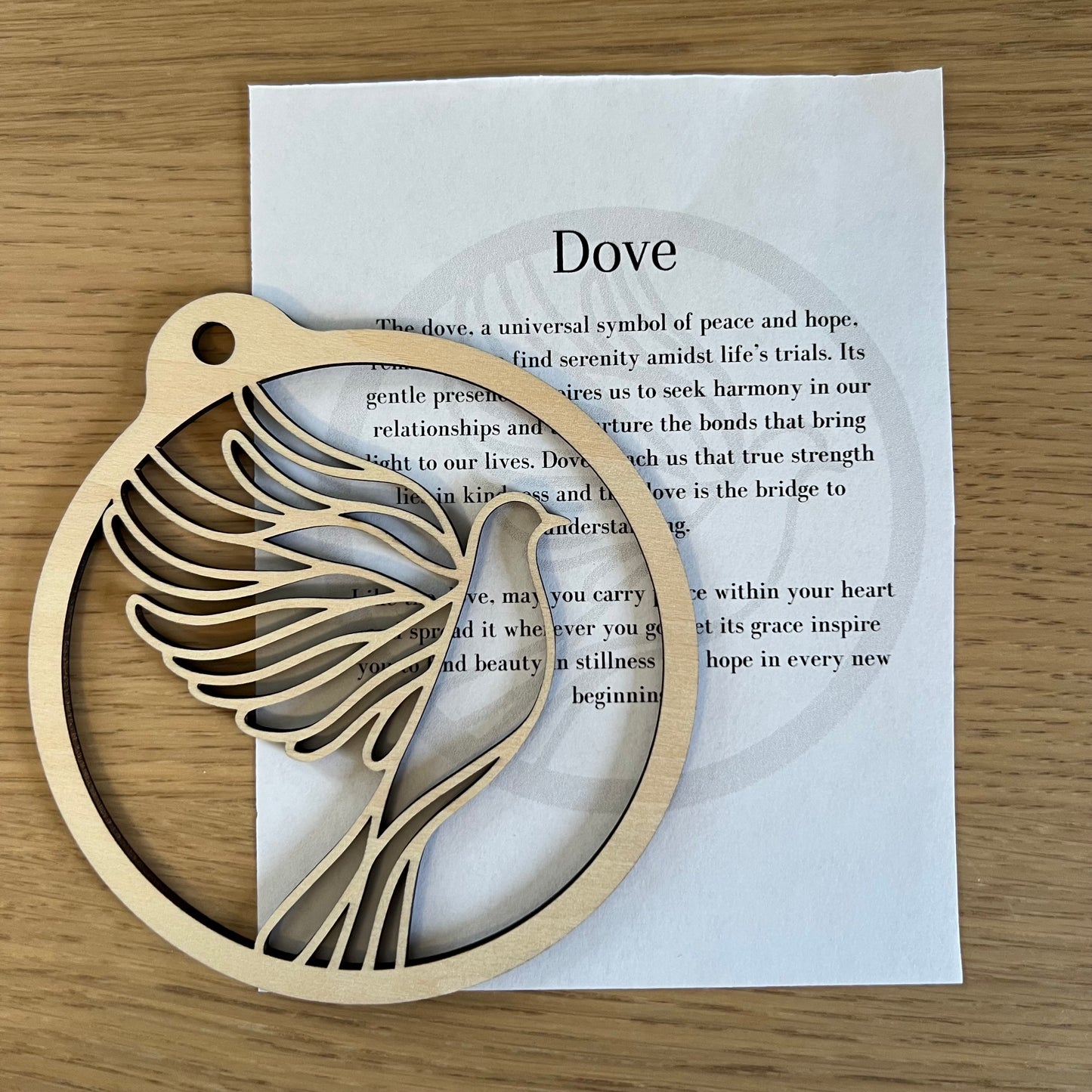 Dove Ornament