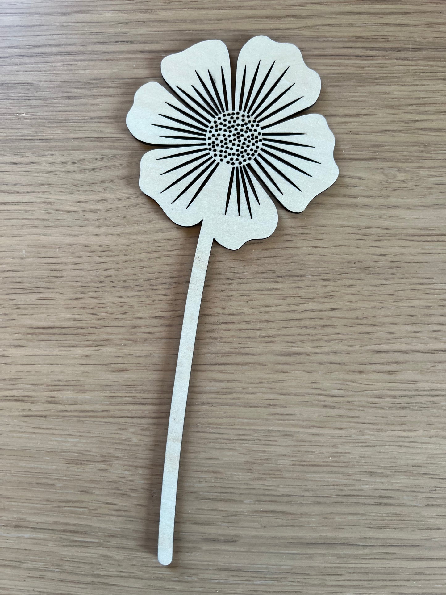 Birth Month Wooden Flowers