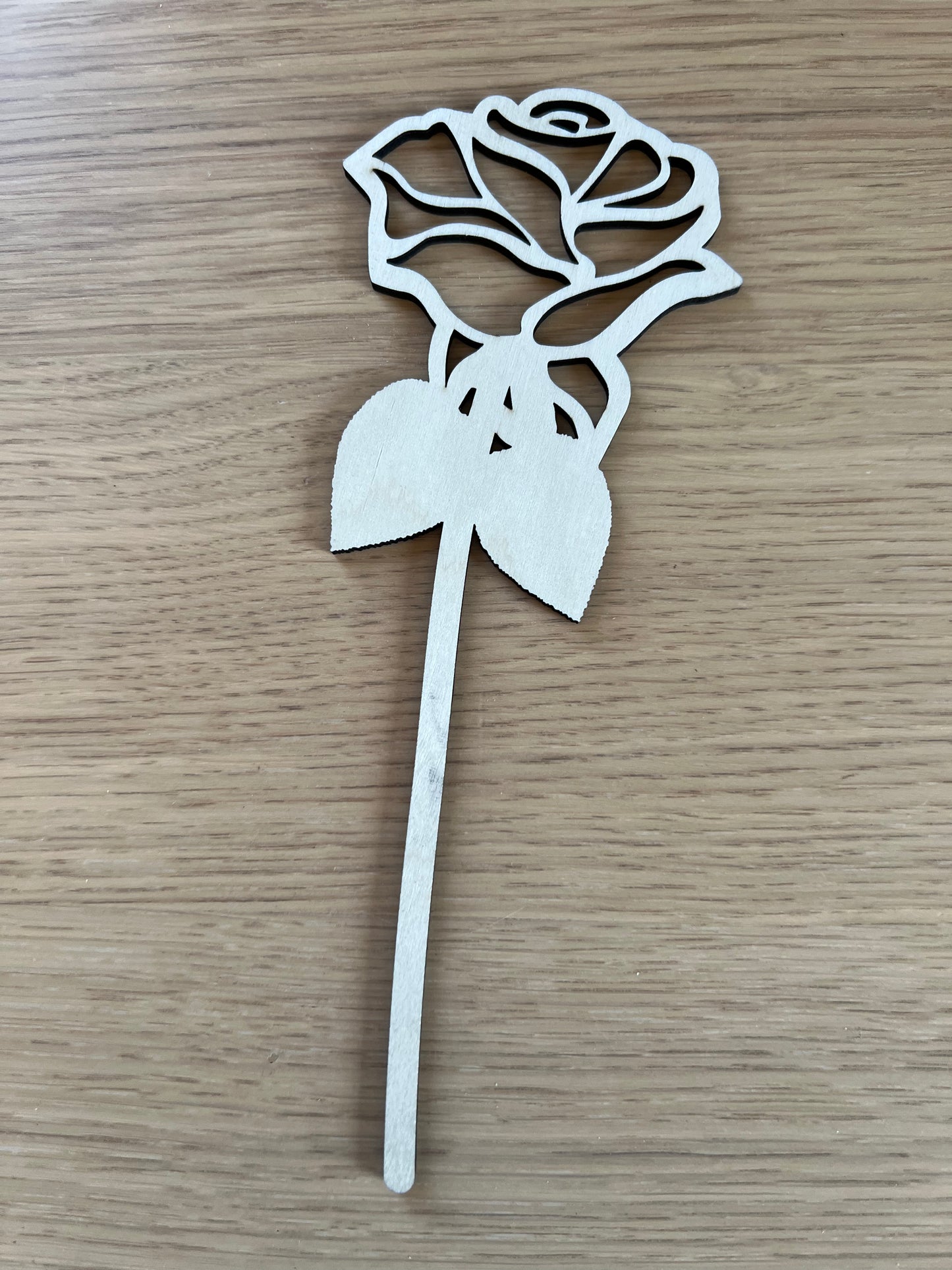 Birth Month Wooden Flowers