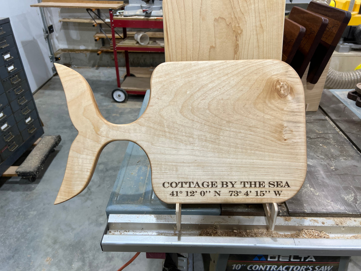 Whale Tail Charcuterie and Cutting Board