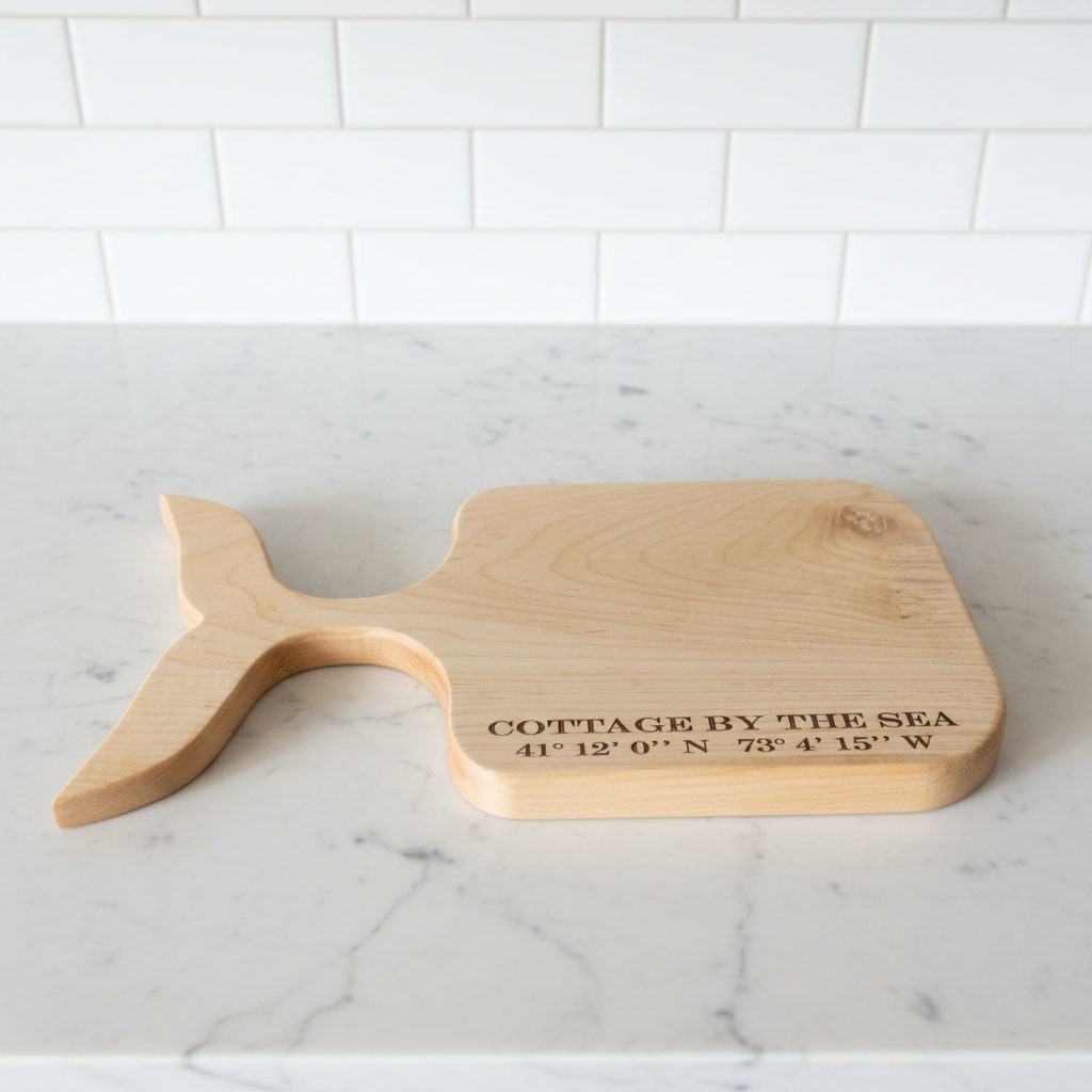 Whale Tail Charcuterie and Cutting Board