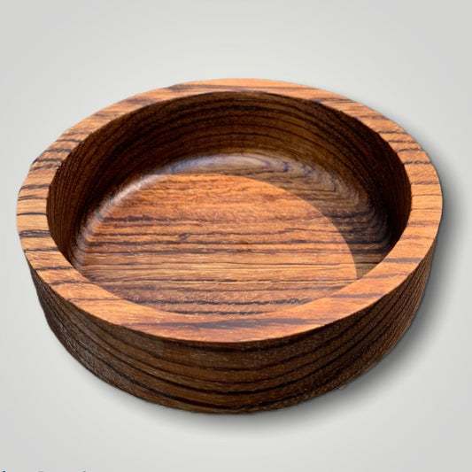 Zebrawood Nut Bowl - Home Decor - Wet Nose Woodworks