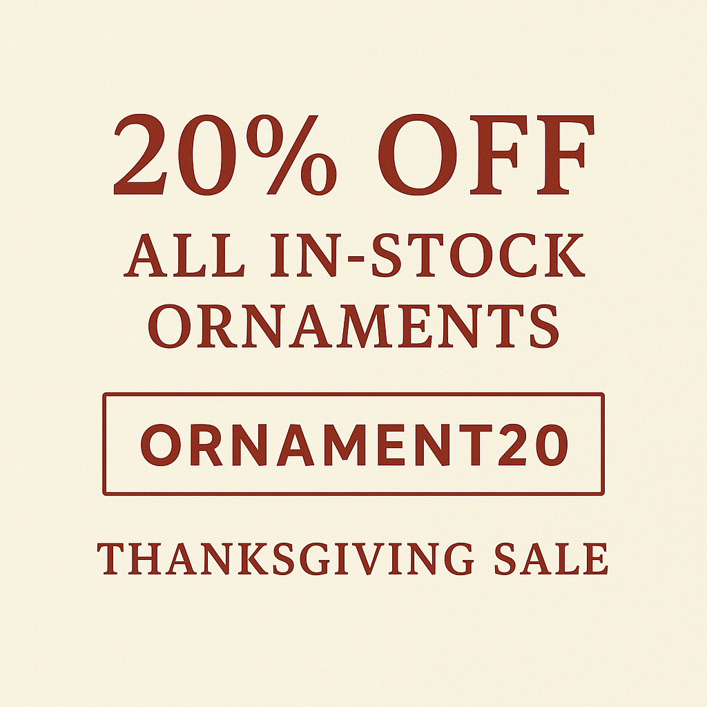 Thanksgiving Ornament Sale