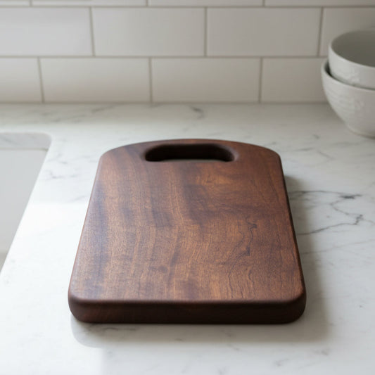 Artisan Board #31 | Solid Sapele Serving Board with Handle