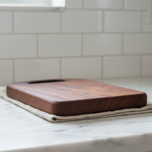 Artisan Board #31 | Solid Sapele Serving Board with Handle