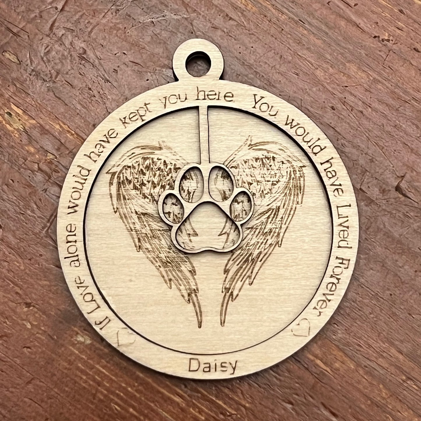 Dog Memorial Ornament