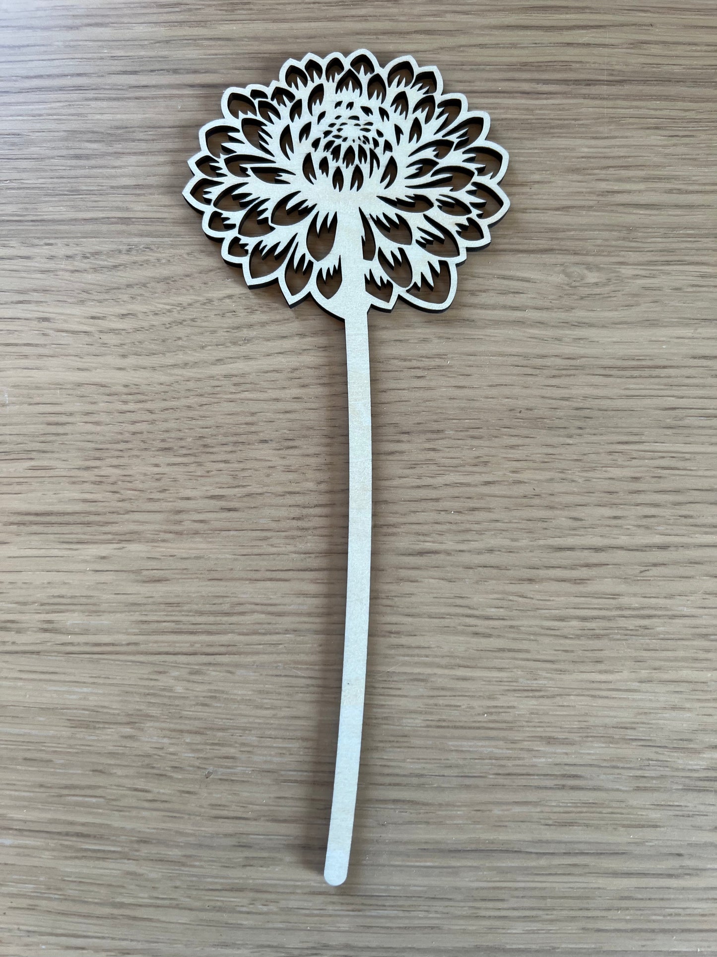 Birth Month Wooden Flowers