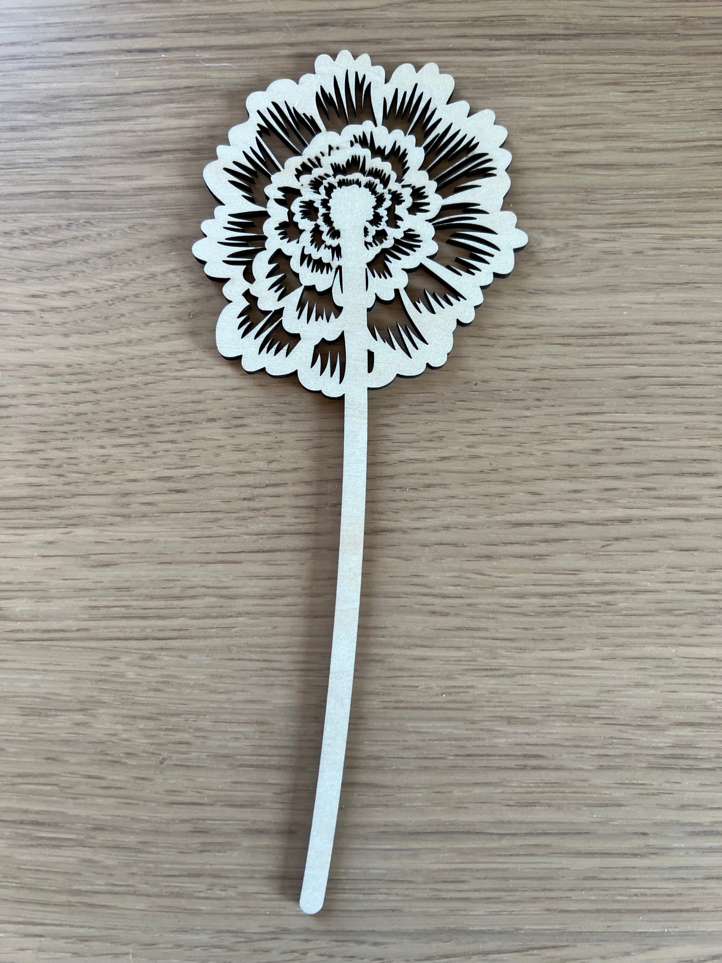 Birth Month Wooden Flowers