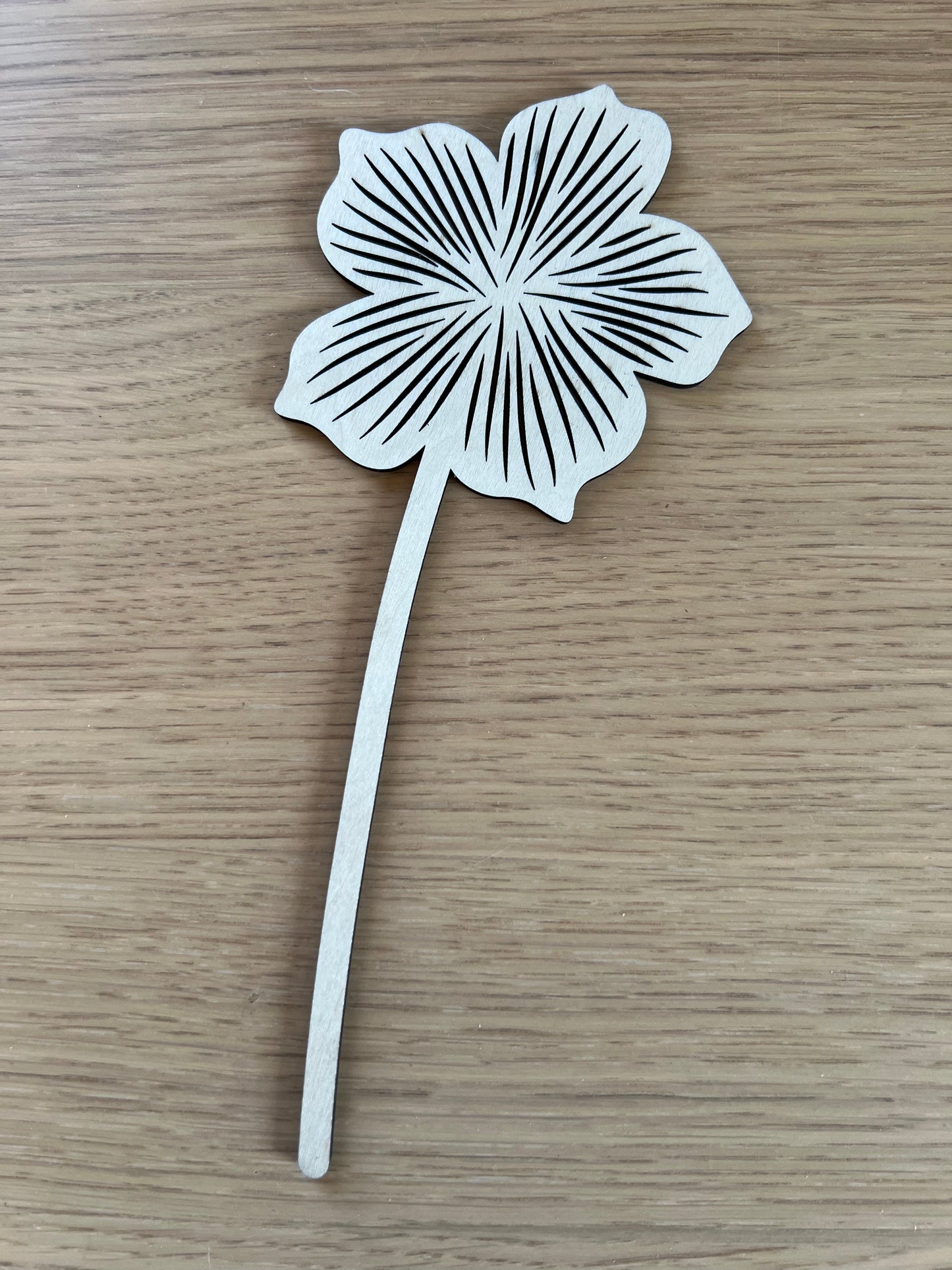 Birth Month Wooden Flowers