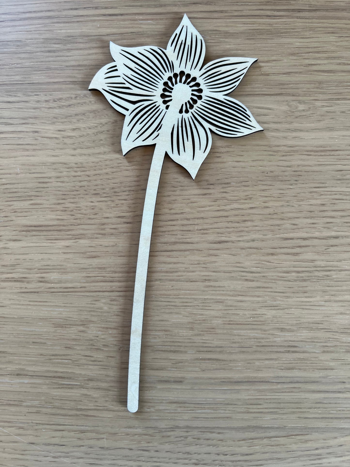 Birth Month Wooden Flowers