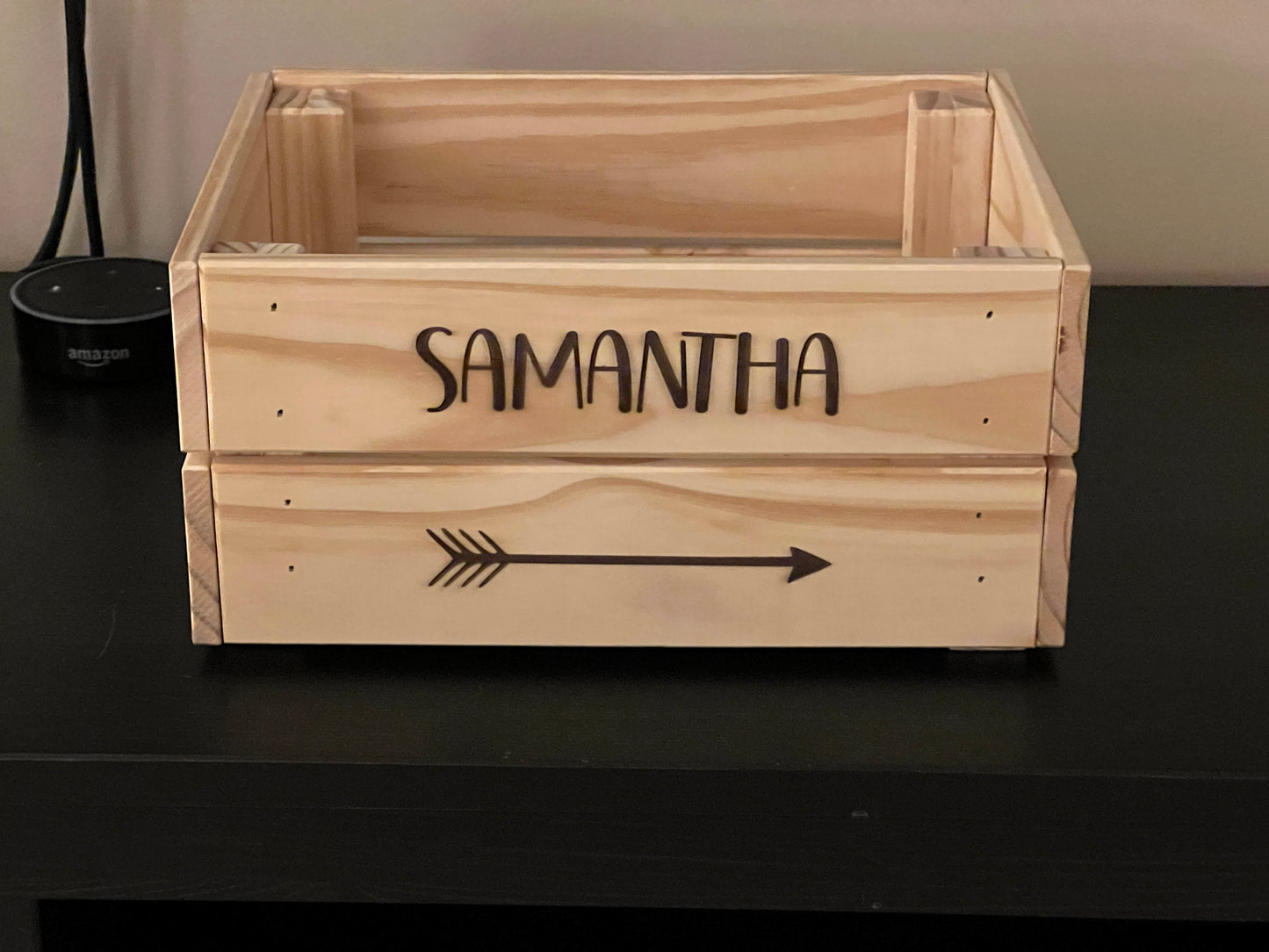 Personalized Wooden Crate