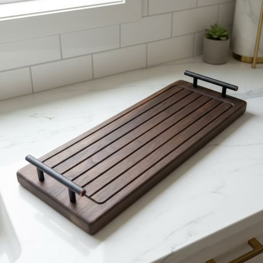 Artisan Board #20 | Handcrafted Walnut Nautical Serving Board