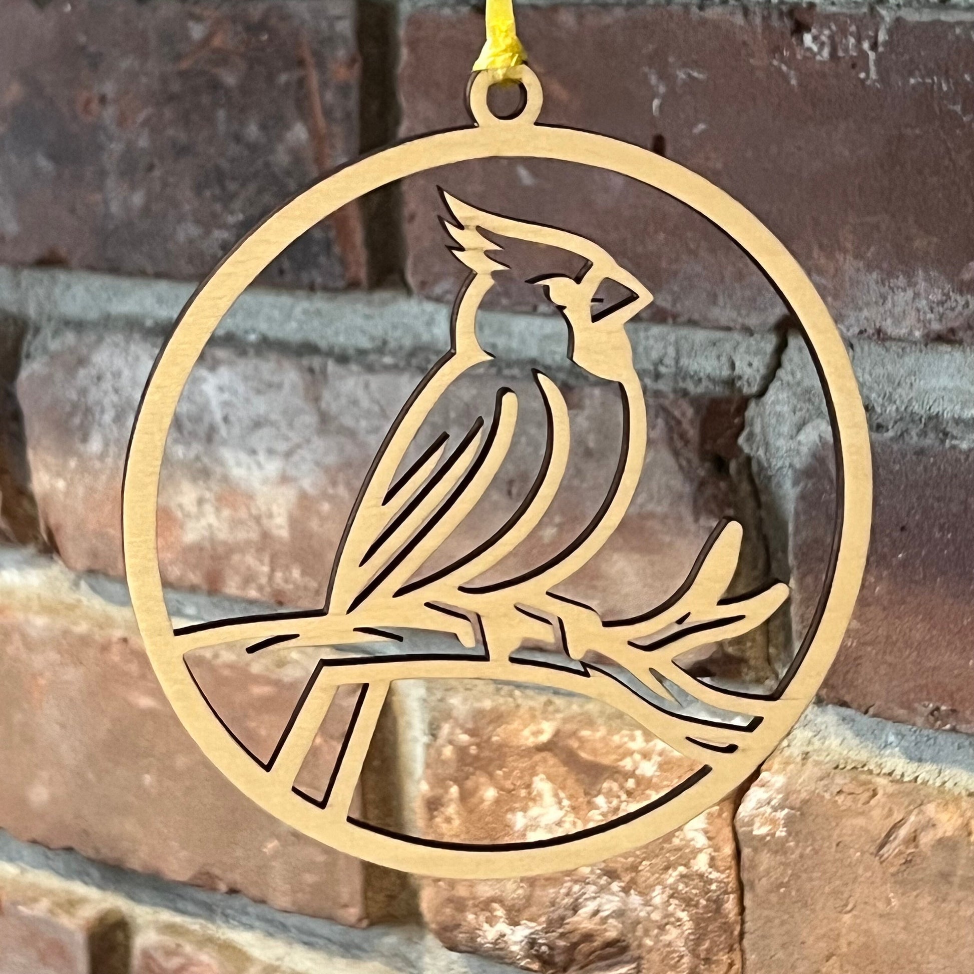The Wet Nose Woodworks Digital Cardinal Ornament & Inspirational Card Files includes a cardinal ornament, The Cardinal poem card, and SVG logo—all in PDF, SVG, and Lightburn formats for DIY crafting with xTool.
