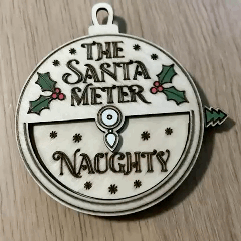 Santa Meter Ornament