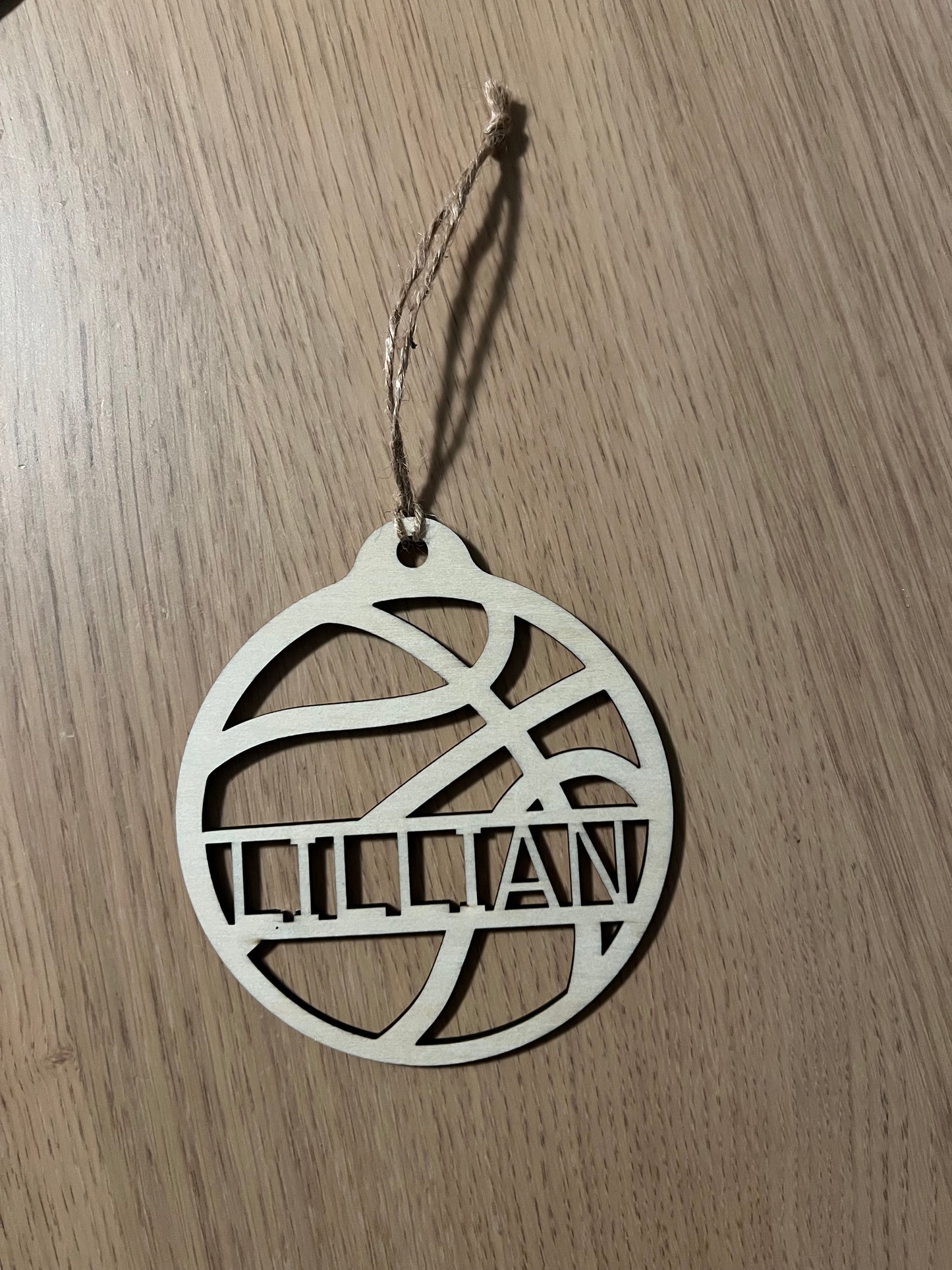 basketball personalized ornament