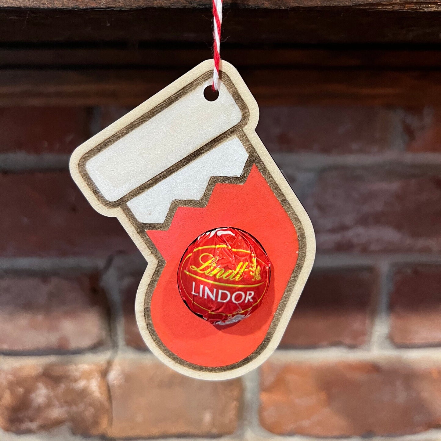 Digital Ornament Templates - Stocking, Christmas Tree, and Mitten - Holds Lindt Lindor Chocolate - SVG and Lightburn Files - Laser Ready!